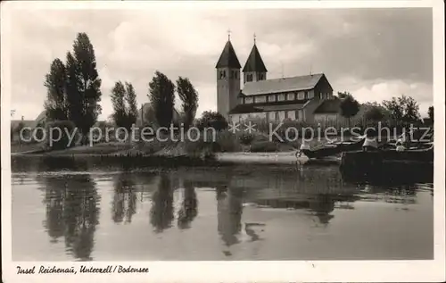 Insel Reichenau Unterzell Bodensee Kirche Kat. Reichenau Bodensee