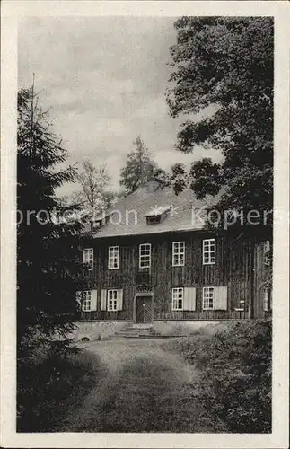 Bad Ilmenau Goethe Gedenkstaette Jagdschloss Gabelbach Kat. Ilmenau