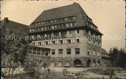 Altenberg Erzgebirge FDGB Sanatorium Raupennest Kat. Geising