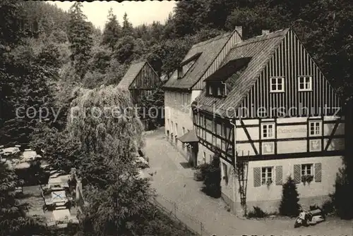 Kleinhennersdorf Waldidyll Liethenmuehle Kat. Gohrisch