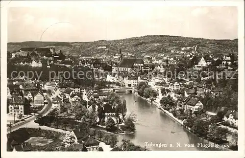 Tuebingen Neckar Fliegeraufnahme Kat. Tuebingen