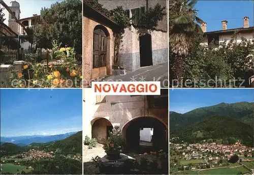 Novaggio Teilansichten Dorfmotive Kat. Novaggio