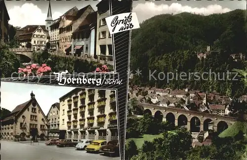 Hornberg Schwarzwald Teilansichten Viadukt Kat. Hornberg
