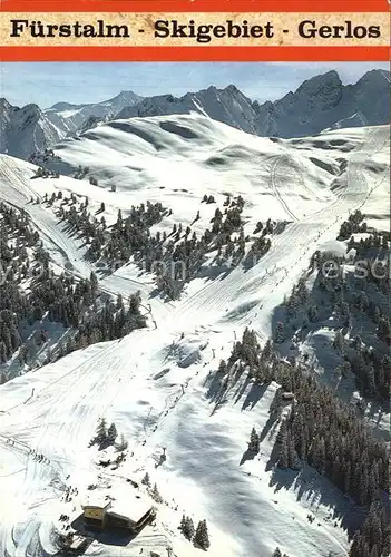 Gerlos Fuerstalm Skigebiet Fliegeraufnahme Kat. Gerlos