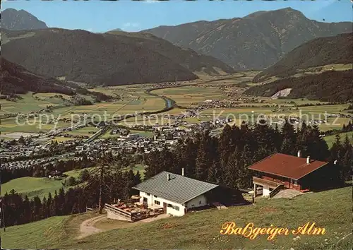 St Johann Tirol Jausenstation Bassgeiger Alm Panorama Kat. St. Johann in Tirol