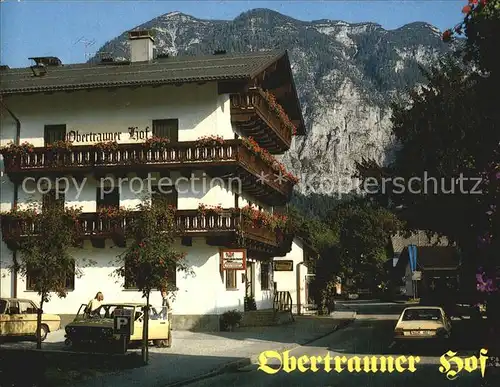 Obertraun Gasthof Restaurant Obertrauner Hof Kat. Obertraun