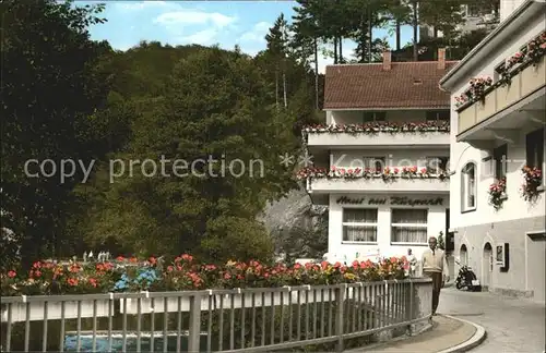 Berneck Bad Eingang Kurpromenade Kneippheilbad Luftkurort Fichtelgebirge Kat. Bad Berneck Fichtelgebirge