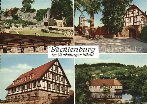 Tecklenburg Freilichtbuehne Leggetor Jugendherberge Wasserburg Haus Marck Kat. Tecklenburg