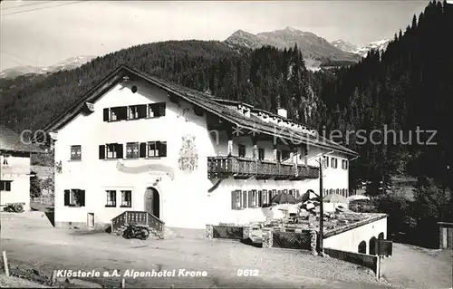 Kloesterle Vorarlberg Alpenhotel Krone Kat. Kloesterle