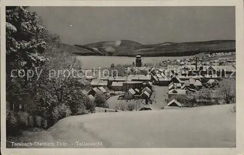 Tambach Dietharz Winterlandschaft Kat. Tambach Dietharz