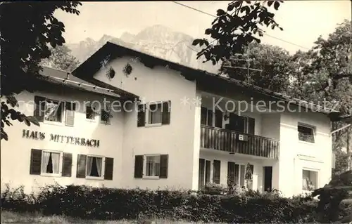 Berchtesgaden Haus Mitterbach Poschner Kat. Berchtesgaden
