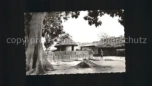 Dahomey Temple du Python fetiche a Ouidah Kat. Afrika