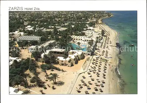 Zarzis Hotel Zita Fliegeraufnahme Kat. Tunesien
