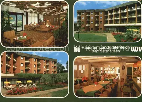 Bad Salzhausen Haus am Landgrafenteich Aufenthalts und Gastraum Kat. Nidda