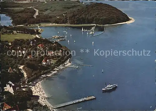 Gluecksburg Ostseebad Fliegeraufnahme Kat. Gluecksburg (Ostsee)