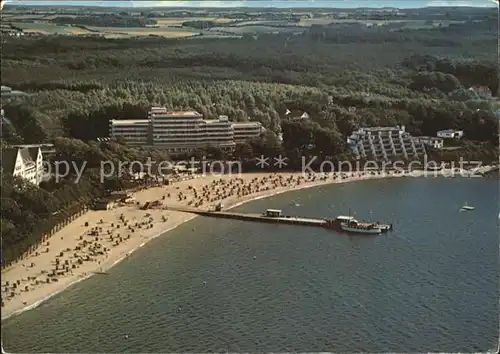 Gluecksburg Ostseebad Fliegeraufnahme Kat. Gluecksburg (Ostsee)