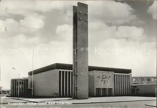 Amstelveen Hl Geest Kerk Lindenfaan Kat. Amstelveen