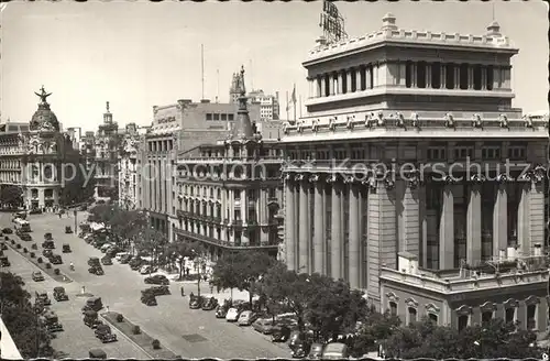 Madrid Spain Calle de Alcala Kat. Madrid