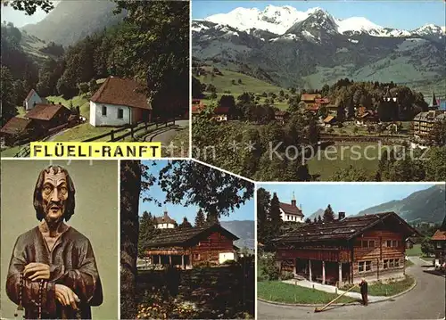 Flueeli Ranft Bruder Klaus Wohn und Geburtshaus Panorama Kat. Flueeli Ranft