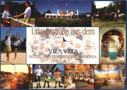 Pamhagen Hotel Feriendorf Vila Vita Tennis Reiten Volleyball Kat. Pamhagen