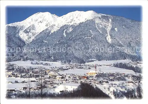 Telfes Stubai Winterpanorama Stubaital Nederjoch Jochkreuz Stubaier Alpen Kat. Telfes im Stubai