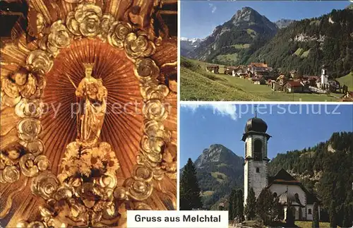 Melchtal Marienaltar Wallfahrtskirche Raemisflue Alpen Kat. Melchtal