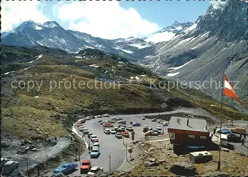 Timmelsjoch Rasthaus oetztaler Alpen Passo del Rombo Kat. Oesterreich