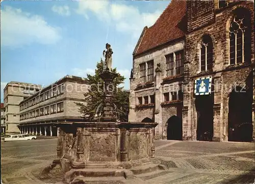 Hildesheim Rolandbrunnen Marktplatz Kat. Hildesheim