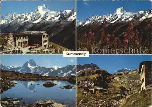 Ferden Kummenalp Loetschenpass Loetschental Bergsee Walliser Alpen Kat. Ferden