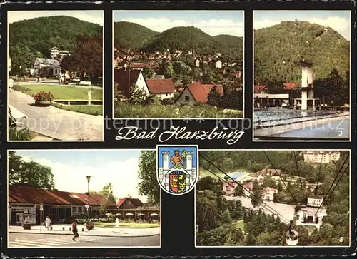 Bad Harzburg Anlagen Weisse Bruecke Schwimmbad Burgberg Verkehrsbuero Kat. Bad Harzburg