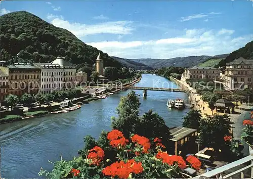 Bad Ems Panorama Blick Lahnabwaehrts Kat. Bad Ems