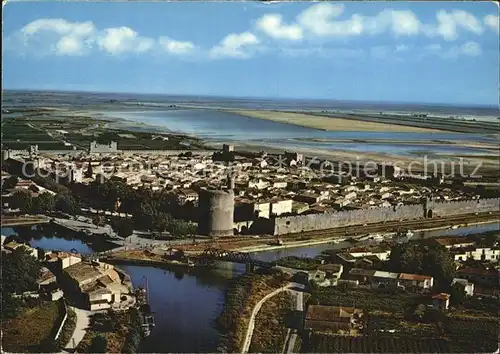 Aigues Mortes Gard Vue generale aerienne Kat. Aigues Mortes