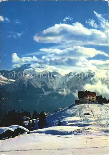 Riederalp Sporthotel Alpenrose Alpenpanorama Winterlandschaft Kat. Riederalp