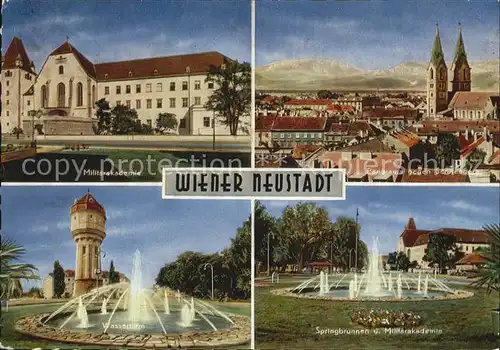Wiener Neustadt Militaerakademie Brunnen Kat. Wiener Neustadt