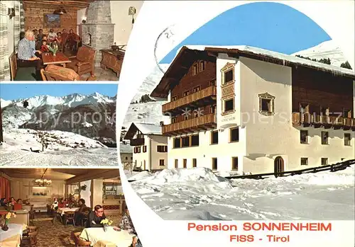 Fiss Tirol Pension Sonnenheim Kat. Fiss