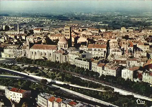 Angouleme Fliegeraufnahme Cathedrale Kat. Angouleme