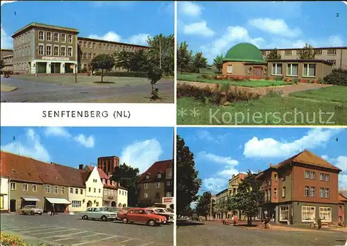 Senftenberg Niederlausitz Ingenieurschule Planetarium HOG Stadtcafe Kat. Senftenberg