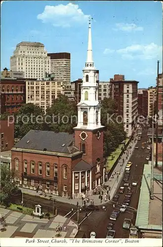 Boston Park Street Church  Kat. Boston