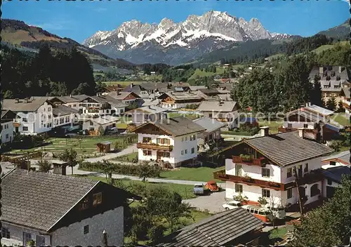 Fieberbrunn Tirol Blick auf Wilden Kaiser Kat. Fieberbrunn