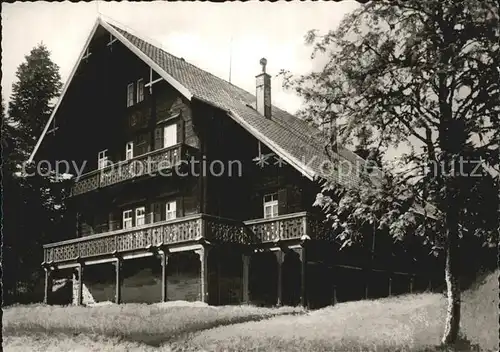 Gernsbach Gaestehaus Kurhaus Kaltenbronn Kat. Gernsbach