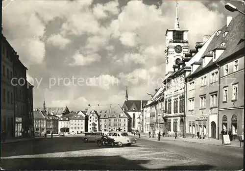 Cheb Kirche Podebrady Platz Kat. Cheb