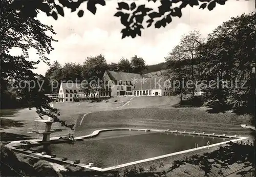 Barsinghausen Fussballverbandsheim Schwimmbecken Kat. Barsinghausen