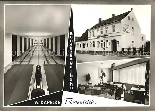 Bodenteich Bundeskegelbahn Kapelke Kat. Bad Bodenteich