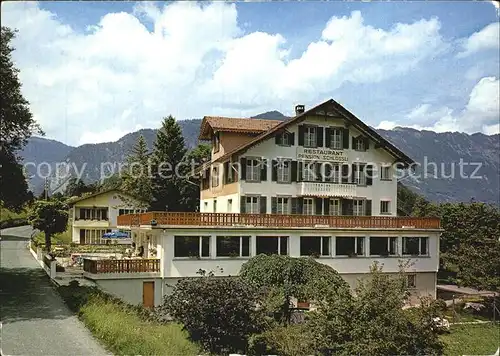 Wilderswil Hotel Pension Schloessli Kat. Wilderswil