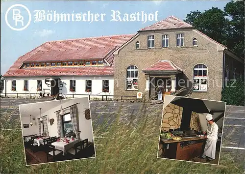 Eichow Boehmischer Gasthof Gaststube Kochszene Kat. Kolkwitz