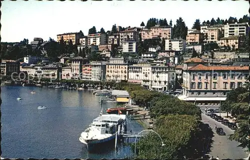 Lugano Lago di Lugano Lungolago Uferstrasse Luganersee