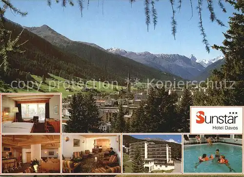 Davos Platz GR Hotel Sunstar Alpenpanorama / Davos /Bz. Praettigau-Davos