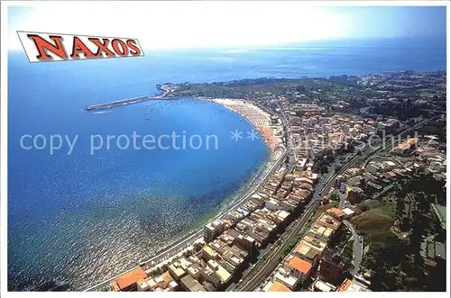 Naxos Sicilia Fliegeraufnahme