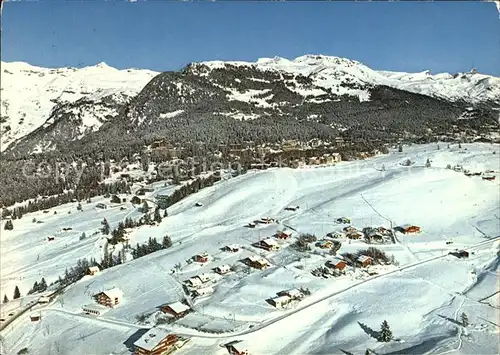 Crans sur Sierre Wintersportplatz Fliegeraufnahme Kat. Crans Montana