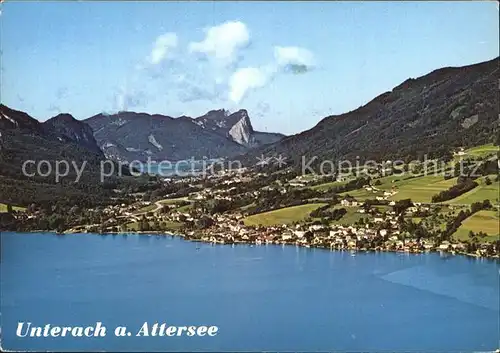 Unterach Attersee Mondsee Drachenwand Fliegeraufnahme Kat. Unterach am Attersee